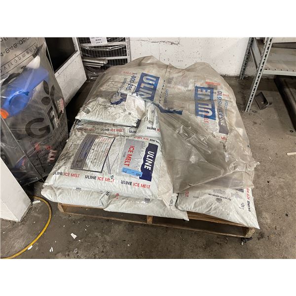 Pallet - Uline Ice Melt S-7125 - Approx (x12) bags - RV: $528