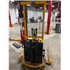 Image 2 : Curtis 2,200lb 63" semi electric straddle stacker - Model: H-5439 - Tested & Working - RV $5,970