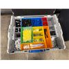 Image 2 : Storage racks & contents including parts case w/ plastic fasteners