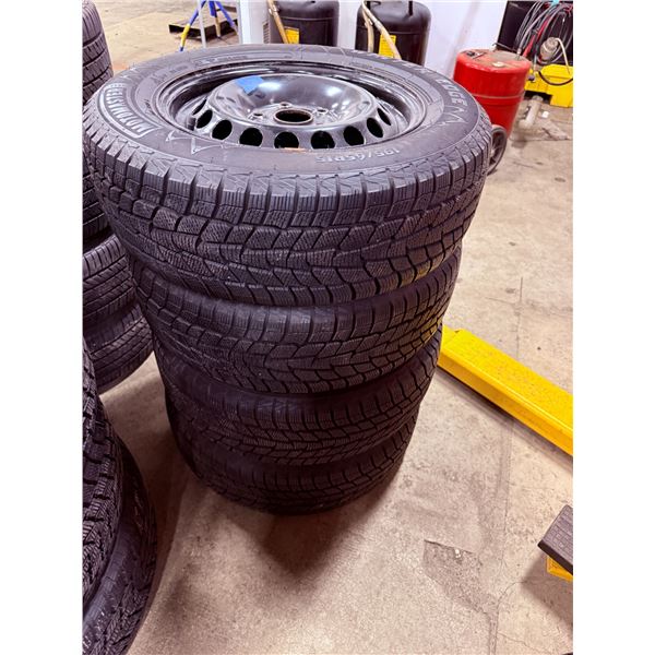 4X MOTOR MASTER WINTER EDGE 195/65R15 ON STEEL RIMS