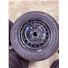Image 2 : 4X MOTOR MASTER WINTER EDGE 195/65R15 ON STEEL RIMS