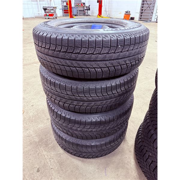 4X MICHELIN LATITUDE 235/70R16 ON STEEL RIMS