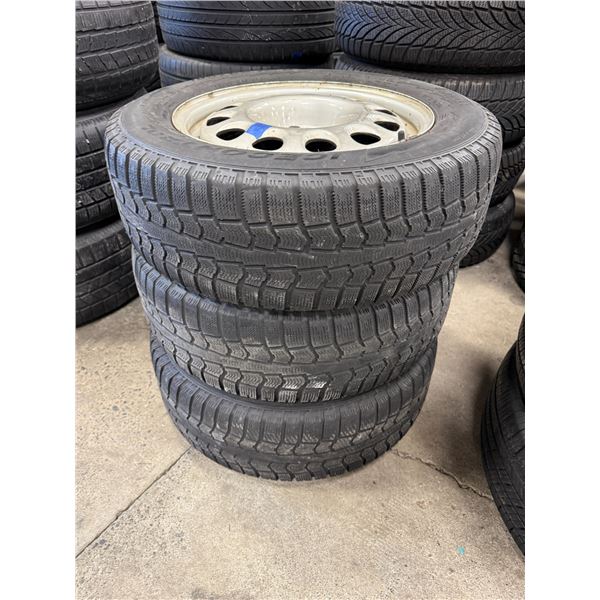 3X PIRELLI ICE CONTROL 195/65R15 ON STEEL RIMS