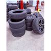 Image 2 : LARGE GROUP OF TIRES & WHEELS - VARIOUS SIZES & BRANDS