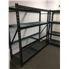 Image 1 : Adjustable steel racking w/ mesh decking - See description for details