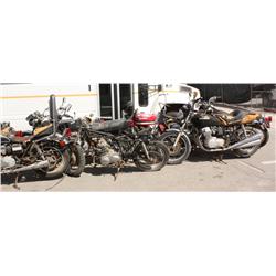 Large Lot of Scrapping Motorcycles