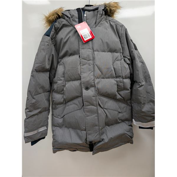 HELLY HANSEN PARKA BARENTS  GRIS gr:XL val:$460