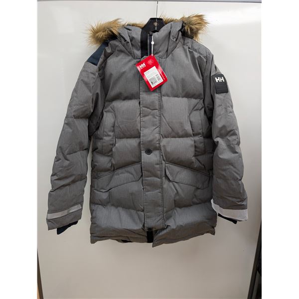 HELLY HANSEN PARKA BARENTS  GRIS gr:XL val:$460