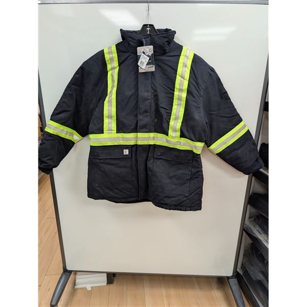 BIG BILL MANTEAU IFR H.V. WORKWEAR gr: MED val:$550