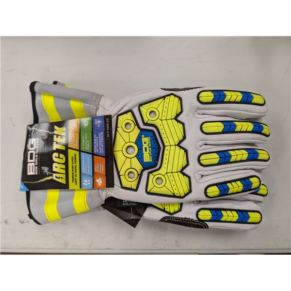 GANTS BOB DALE EN CUIR DE CHÈVRE, MANCHETTE LONGUE gr:2XL val:$92