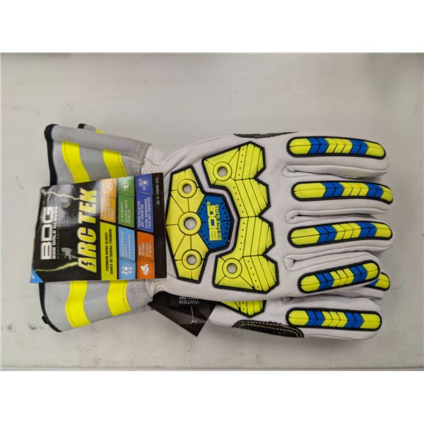 GANTS BOB DALE EN CUIR DE CHÈVRE, MANCHETTE LONGUE gr:2XL val:$92