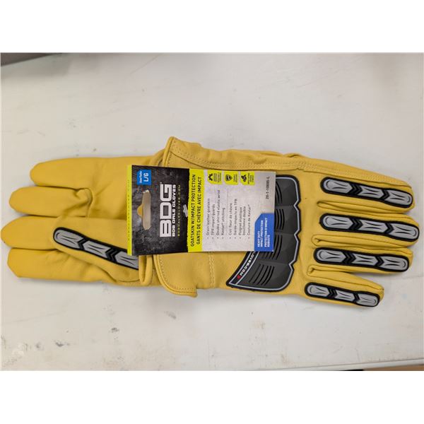 BOB DALE GLOVES GRAIN GOATSKIN DRIVER GL gr:LRG val:$45