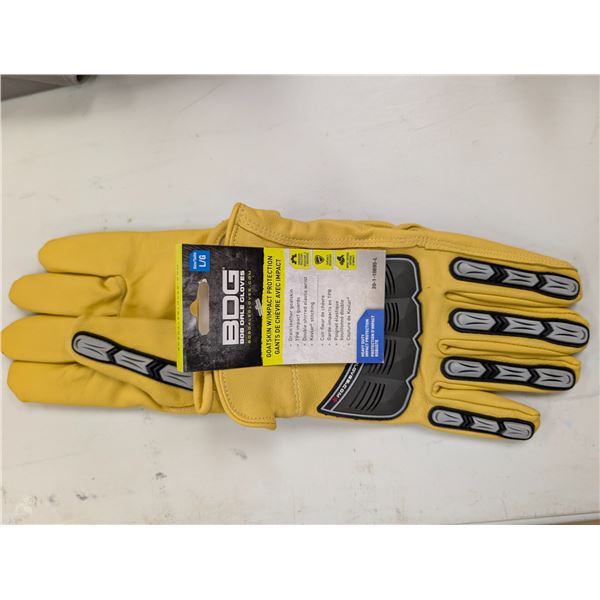 BOB DALE GLOVES GRAIN GOATSKIN DRIVER GL gr:LRG val:$45