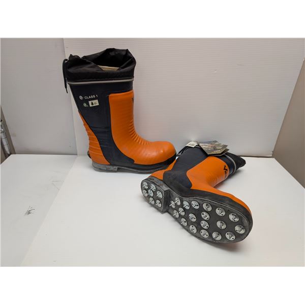 VIKING BOTTES D'ÉMONDAGE À CRAMPONS À EMBOUT EN ACIER  gr:8 val:$360