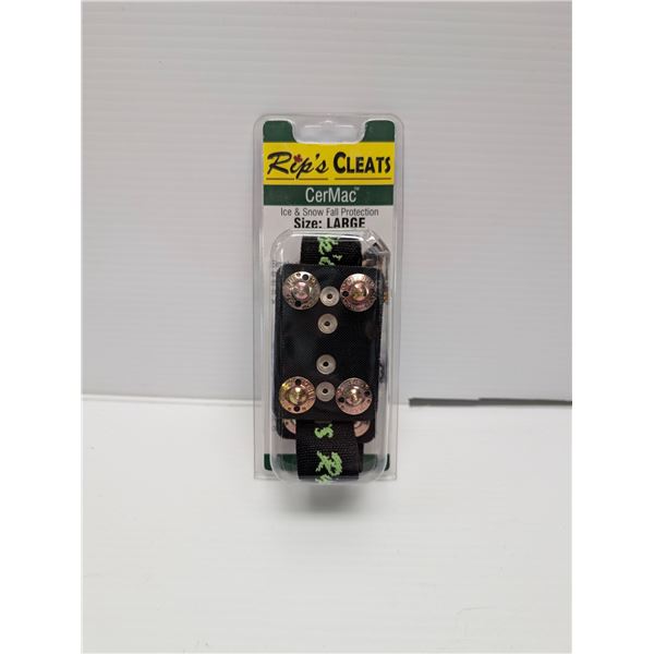 RIP'S CLEATS CERMAC  CHAUSSURE À CRAMPON gr: LRG val: $60