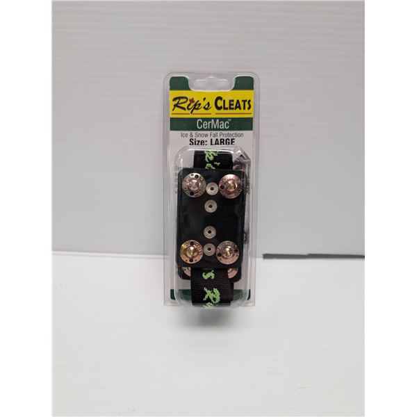 RIP'S CLEATS CERMAC  CHAUSSURE À CRAMPON gr: LRG val: $60