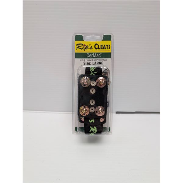 RIP'S CLEATS CERMAC  CHAUSSURE À CRAMPON gr: LRG val: $60