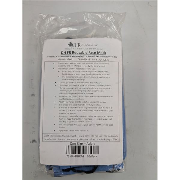IFR PQT DE 10 MASQUES RÉUTILISABLE