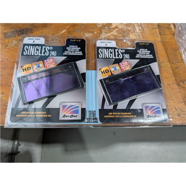 LENTILLE DE SOUDAGE 2x4-1/4x0.2" TEINTE 9 WALTER