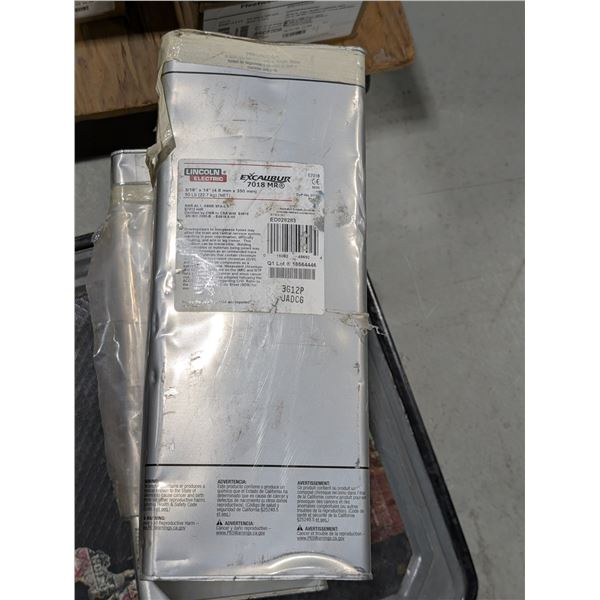ÉLECTRODES EXCALIBUR 7018-MR 3/16"x14"  50LBS LINCOLN ELECTRONIC #E7018