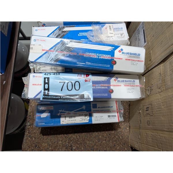 LOT DE 11 BTES D'ÉLECTRODES BLUESHIELD ASST