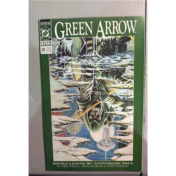Green Arrow #50 (DC, 1991) Double-Length 50th Anniversary Issue Mike Grell