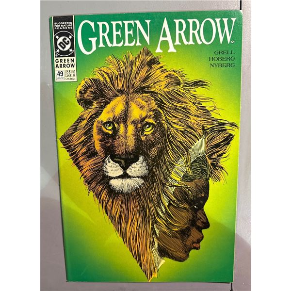 Green Arrow (1988) #49 DC Comics | Grell Hoberg Nyberg | Robin Hood Ad