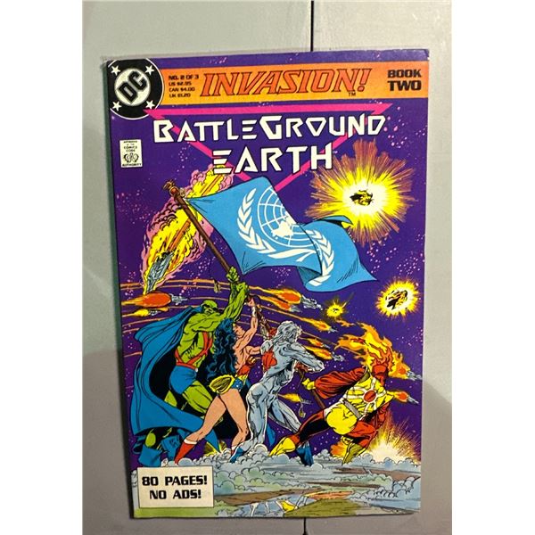 DC Comics Invasion! #2 Battleground Earth Copper Age (1988) Todd McFarlane