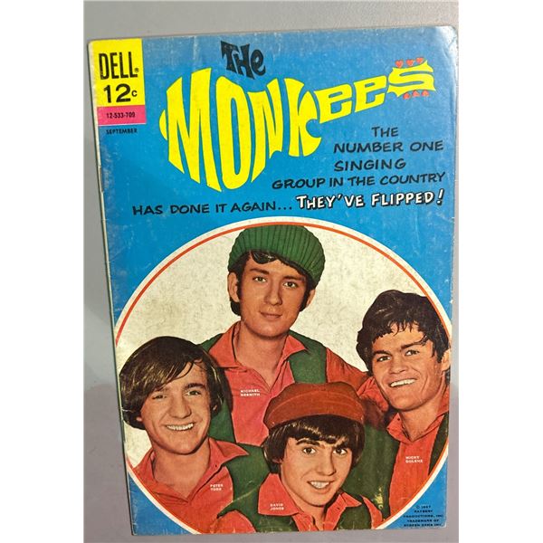1967 Dell The Monkees Comic Book #12-533-709 September Issue