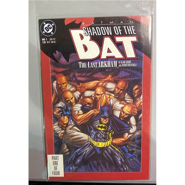 Batman: Shadow of the Bat #1 (DC Comics, 1992) 1st App Zsasz & Arkham