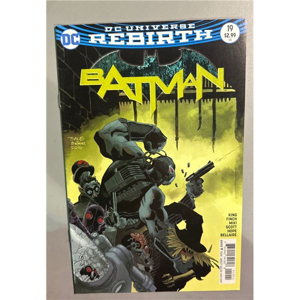 Batman #19 (2017) DC Rebirth Tim Sale Variant Cover 'I Am Bane' Part 4