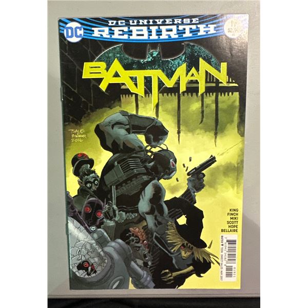 Batman #19 (DC Universe Rebirth, 2017) David Finch Cover Art