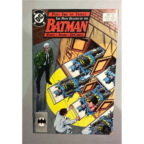 Batman #434 (1989, DC) The Many Deaths of the Batman Pt 2 - Aparo Art