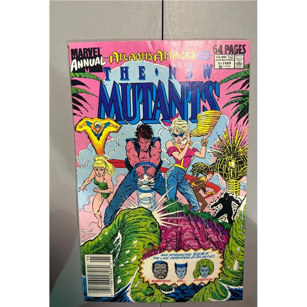 The New Mutants Annual #5 (Marvel, 1989) Atlantis Attacks Crossover