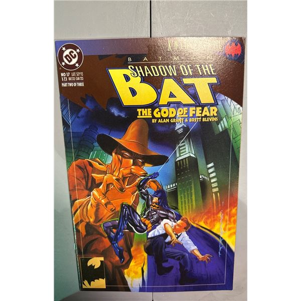 Batman: Shadow of the Bat #17 (DC, 1993) The God of Fear Part 2/3