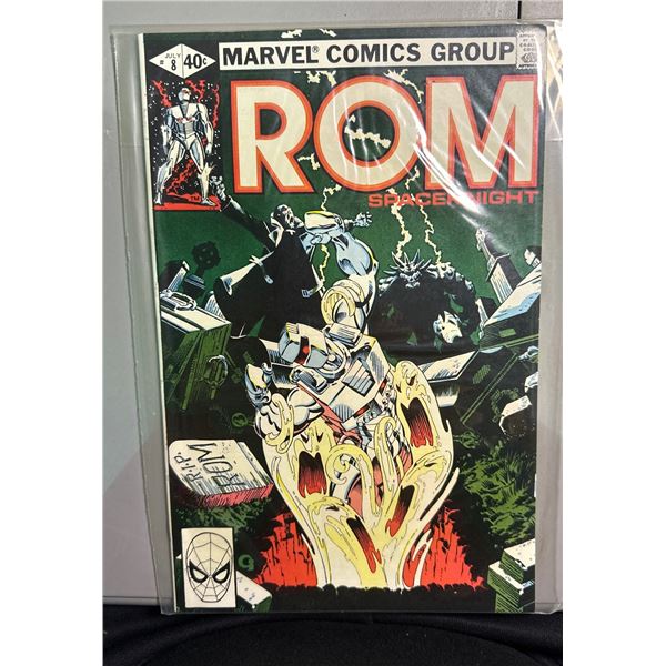 ROM Spaceknight #8 (Marvel Comics, July 1980) Bronze Age Comic Book