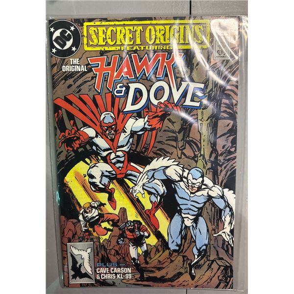 Secret Origins #43 (DC, 1989) The Original Hawk & Dove, Cave Carson