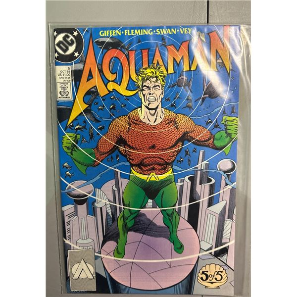 Aquaman #5 (DC Comics, 1989) Giffen / Fleming / Swan / Vey
