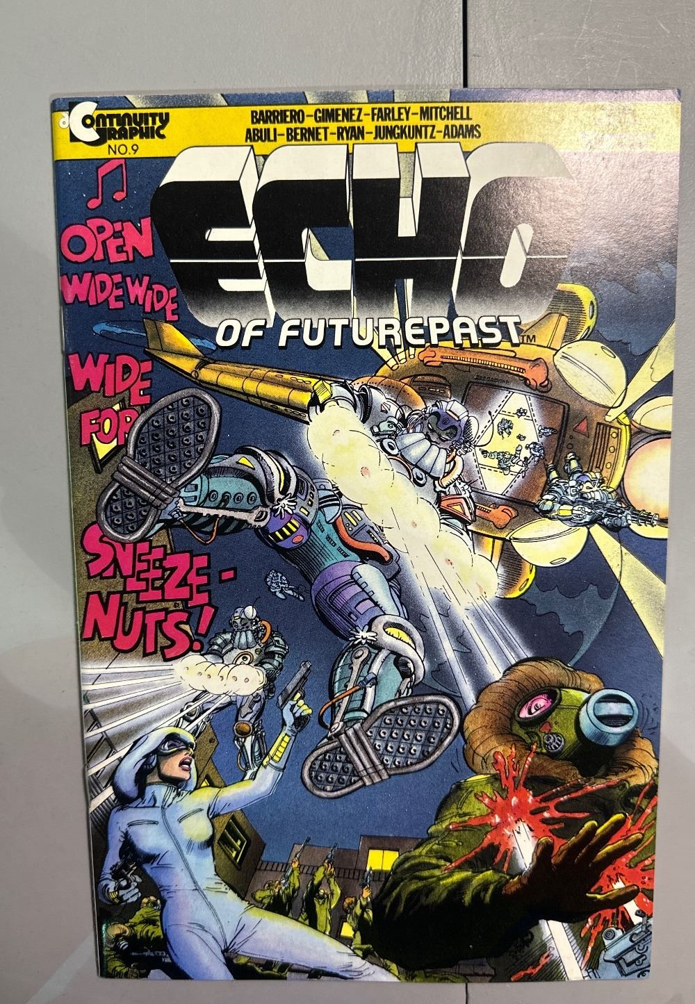 Echo of Futurepast #9 (Continuity Graphic, 1986) Sci-Fi Comic - Final Issue