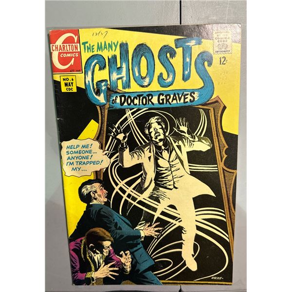 The Many Ghosts of Doctor Graves #6 (Charlton Comics, 1968) Silver Age