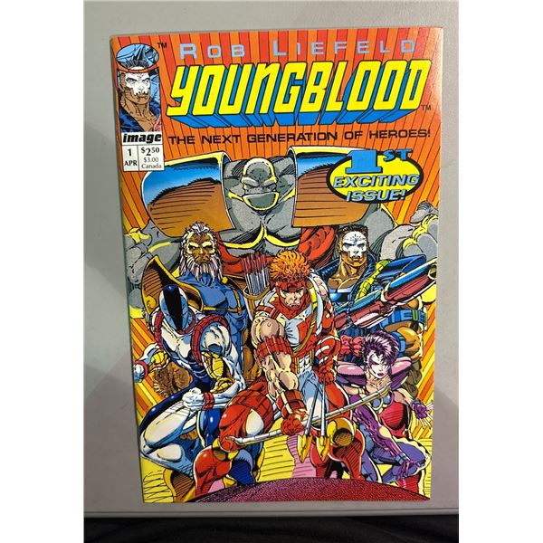 Youngblood #1 (Image Comics, 1992) Rob Liefeld - 1st Issue, Flip Book