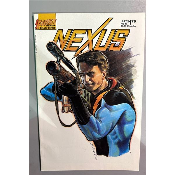 Nexus #22 (First Comics, 1986) Deluxe Series - S. Rude Cover Art