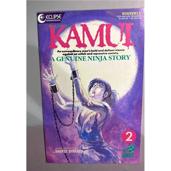 The Legend of Kamui #2 Comic (Eclipse/Viz, 1987) Sanpei Shirato Ninja Story