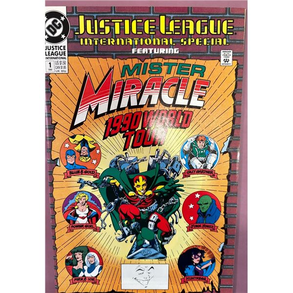 Justice League International Special #1 (1990, DC) Mister Miracle Tour