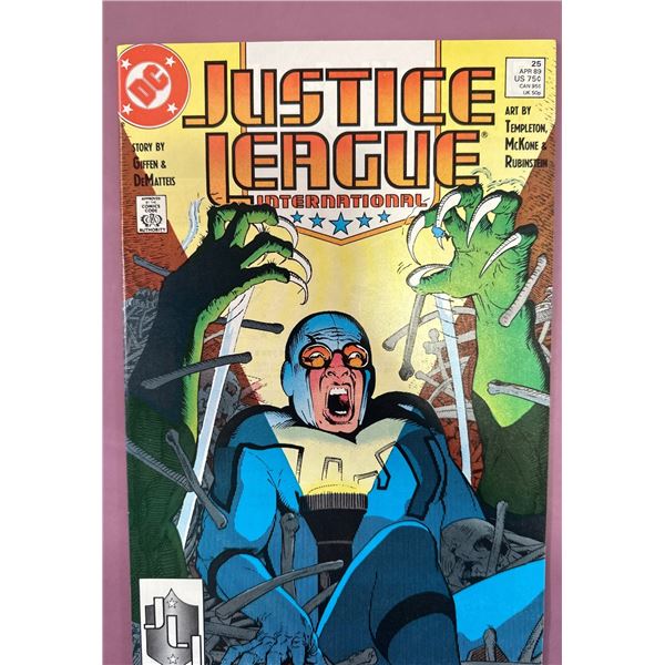 Justice League International #25 Comic Book (DC Comics, 1989)