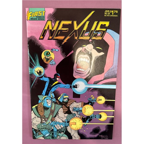 Nexus #28 (First Comics, 1987) - Mike Mignola Cover Art