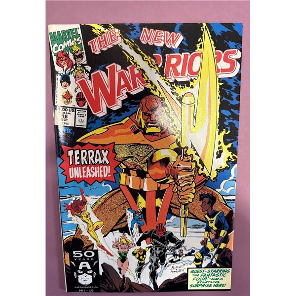 The New Warriors #16 (Marvel Comics, 1991) Guest-Starring The Fantastic Four