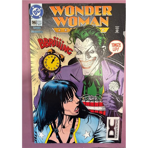 Wonder Woman #96 (1995) DC Comics - Joker Cover by Brian Bolland