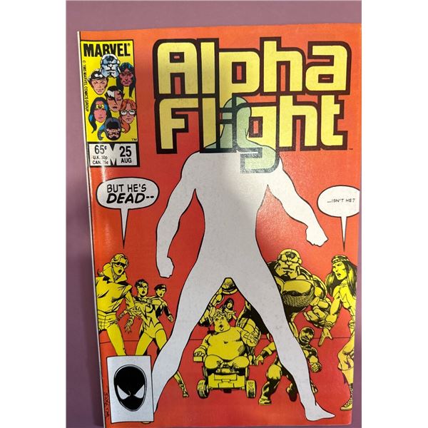 Alpha Flight #25 (Marvel Comics, 1985) John Byrne Art & Cover