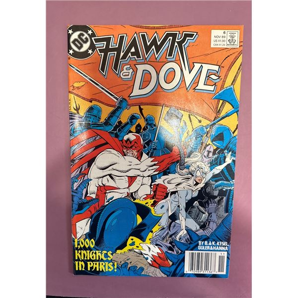 Hawk & Dove #6 (DC Comics, 1989) Copper Age Comic Book